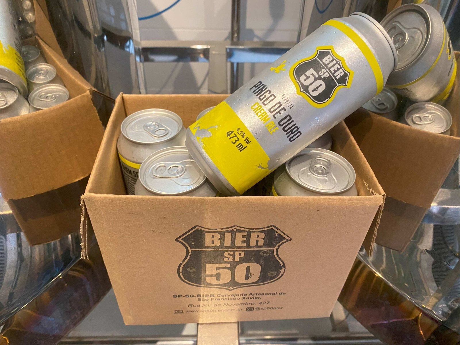 Kit 12 Latas PINGO DE OURO